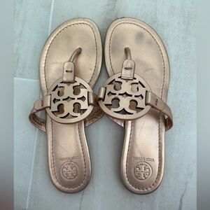 Tory Burch Miller Sandal Rose Gold